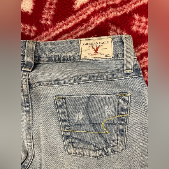 Vintage American Eagle- light wash *Hipster Skinny Flare Jeans in women’s size 8 - Picture 11 of 12